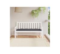 vidaXL Coussin de banc de jardin Tissu Oxford 150x50x7 cm Anthracite Imperméable