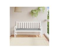 vidaXL Coussin de banc de jardin 361603 – Revêtement à cordes, Imperméable Gris 150x50x7 cm
