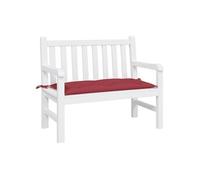 Vidaxl Coussin De Banc De Jardin Rouge Bordeaux 100x50x7 Cm
