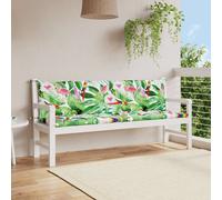 Coussin de Banc de Jardin Siège Patio Extérieur Vert Vif Tissu Oxford vidaXL