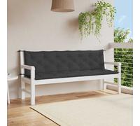 Coussin de Banc de Jardin Siège Patio Extérieur Vert Vif Tissu Oxford vidaXL