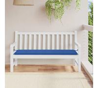 Coussin de Banc de Jardin Terrasse Extérieur Bleu Royal Tissu Oxford vidaXL