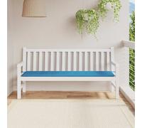 Coussin de Banc de Jardin Terrasse Extérieur Bleu Royal Tissu Oxford vidaXL