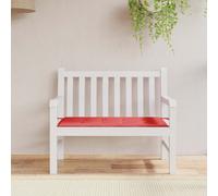 Coussin de Banc de Jardin, Coussin de Siège de Salon, Coussin de Meuble de Terrasse, Coussin d'Assise Extérieur, Rouge 150x50x3 cm Tissu Oxford