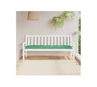 vidaXL Coussin de banc de jardin vert 180x50x7 cm tissu oxford