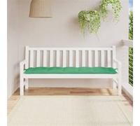 Coussin de banc de jardin vert 180x50x7 cm tissu oxford Vert G