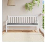 vidaXL - Coussin de banc de jardin 180x50x3 cm - Tissu Oxford imperméable gris