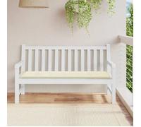 vidaXL Coussin de banc de jardin 43199 150x50x3 cm Tissu Oxford Crème
