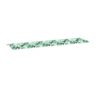 Coussin de banc de jardin - vidaXL - Vert - 200x50x4 cm - Tissu Oxford - Mousse polyuréthane - Intérieur & extérieur