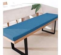 Coussin de banc de qualité supérieure avec attaches - 150 x 45 cm - 3 cm d'épaisseur - Pour extérieur, baie vitrée, jardin - Imperméable