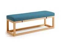 Coussin de banc décoratif en bois épais de 5 cm, pour chaise longue, baie vitrée, cuisine, salle à manger, terrasse - Noir 28 - 160 x 30 x 5 cm