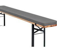 Coussin de Banc d'extérieur 170 x 40 x 3 cm. Ce Coussin est confectionné en Lin Doux et Confortable, Garni d'une Mousse Haute densité offrant Un Soutien Ferme et Une Excellente résistance à