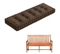 Coussin de Banc D'Extérieur/Intérieur 42 X 16 Pouces en Velours Coussin de Siège de Cuisine/Salle À Manger/Piano/Fenêtre Coussin de Banc Épais Capitonné avec Poignée