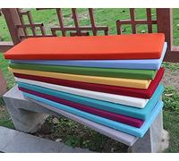 Coussin de Banc d'intérieur 55 * 14 * 2 Pouces, Garni d'une éponge de Haute qualité offrant Une Bonne résilience. Sangles de Chaque côté pour bancs de terrasses, Jardins, Bureaux, etc.