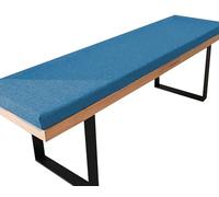 Coussin de banc d'intérieur en mousse à mémoire de forme haute densité lavable en lin antidérapant pour meuble 2/3 places, étagère à chaussures, piano, salle à manger - 100 x 40 cm, 150 cm - Couleur 4