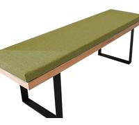 Coussin de banc d'intérieur en mousse à mémoire de forme haute densité, lavable et antidérapant, pour meuble 2/3 places, 100 x 40 cm et 150 x 55 x 5 cm, idéal pour étagère à chaussures, fenêtres et