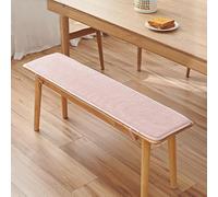 Coussin de banc d'intérieur rose, 35 x 180 cm, pour bancs 2 à 3 places ou extérieur, coussins pour meubles pour maison et terrasse