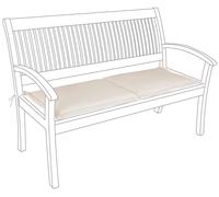 Coussin de banc en Poly Spun Natural 2P