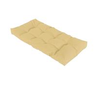 Coussin de Banc Extérieur 1 2 3 ou 4 places, 8cm Coussins de Balancelle Jardin Imperméable Antidérapant Mobilier d'extérieur Coussin d'assise Rectangulaire Pour Terrasse Fenêtre,Light yellow,160X60cm