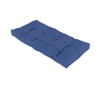 Coussin de Banc Extérieur 1 2 3 ou 4 places, 8cm Coussins de Balancelle Jardin Imperméable Antidérapant Mobilier d'extérieur Coussin d'assise Rectangulaire Pour Terrasse Fenêtre,Bleu,150x40cm