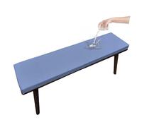 Coussin de Banc Extérieur, Coussin de Jardin Assise Haute Densité Mousse, Galette Chaise Antidérapant Lavable, Housse Amovible avec Fermeture Éclair, Résistant à l'Eau pour Banquette (B,140x30cm)