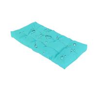 Coussin de banc extra épais pour intérieur et extérieur - 100 x 50 cm - Rembourrage en mousse - Imperméable et antidérapant - lavable, parfait pour une utilisation dans le jardin et la terrasse - Bleu