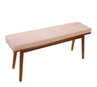 Coussin de Banc Extra Long 80x30x5cm. Coussin d'assise Long en Mousse Haute résilience, en Tissu Velours côtelé, Sangles de Fixation latérales, Particules antidérapantes sur Le Dessous, Ferm