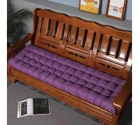 Coussin De Banc Hlxhg 8 Cm D'épaisseur, Coussin De Banc De Jardin Lavable, Violet Réf. : 9083