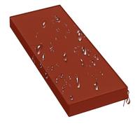 Coussin de Banc imperméable 71 x 36 x 8 cm. Ce Coussin de Banc d'extérieur est en Mousse Haute résilience et Tissu Polyester. Imperméable et résistant à la poussière, il est doté d'une Ferm