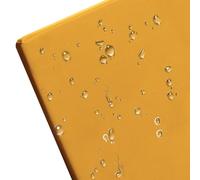 Coussin de banc imperméable, amovible et lavable, pour intérieur et balancelle, jaune, 80 x 35 x 5 cm