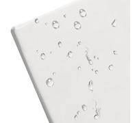 Coussin de banc imperméable, amovible et lavable, pour intérieur et extérieur, balancelle, terrasse, blanc, 80 x 40 x 5 cm