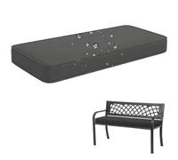 Coussin De Banc Imperméable,Coussin De Canapé Antidérapant avec Fermeture Éclair Et Housse Lavable,Coussin De Balançoire De Patio De 5 Cm(Gray,170.2x43.2x5.1 cm)
