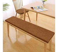 Coussin de banc imperméable et confortable pour mobilier de jardin - 100 x 45 x 5 cm - Café