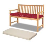 Coussin de banc imperméable et résistant aux intempéries pour balancelle et banc, utilisation en intérieur/extérieur, 170 x 80 cm, blanc doux