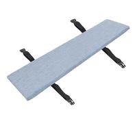 Coussin de banc intérieur et extérieur, coussins meubles terrasse 2 pouces d'épaisseur, coussin balançoire porche remplacement 2/3/4 places, siège en lin, sangles avec boucle(Sky Blue,21x21x2Inch)