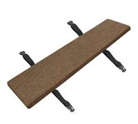 Coussin de banc intérieur et extérieur, coussins meubles terrasse 2 pouces d'épaisseur, coussin balançoire porche remplacement 2/3/4 places, siège en lin, sangles avec boucle(Khaki,59x16x2lnch)