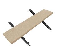 Coussin de banc intérieur et extérieur, coussins meubles terrasse 2 pouces d'épaisseur, coussin balançoire porche remplacement 2/3/4 places, siège en lin, sangles avec boucle(Beige,48x24x2Inch)