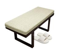 Coussin de banc lavable et antidérapant pour terrasse, mobilier de jardin, balancelle, canapé, lin - 3 cm d'épaisseur, 170 x 35 x 3 cm, coussin de fenêtre confortable