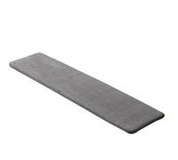 Coussin de banc long en bois massif avec attaches pour intérieur et salon, 180 x 35 x 1,5 cm, confortable et élégant pour décoration d'intérieur