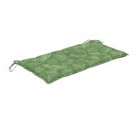 Coussin de banc motif de feuilles 100x50x7 cm tissu vidaXL vidaXL