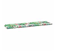 Coussin de banc multicolore - vidaXL - 150x50x3 cm - Tissu Oxford - Mousse polyuréthane - Usage intérieur et extérieur