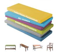 Coussin de Banc Personnalisée, Coussin 2 à 3 places pour intérieur, Assise Coussin de Baie Vitrée Coussin de Canapé, Amovible et Lavable, pour Balancelle Chaise de Salle à Manger (Epaisseur: 8cm)