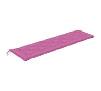 Coussin de banc rose 180x50x7 cm tissu vidaXL vidaXL
