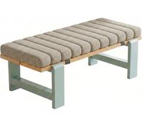 Coussin de Banc sur Mesure Imperméable Antidérapant, Housse Amovible, Mousse, Intérieur/Extérieur, Jardin, Terrasse, Balancelle, Canapé,(Brown02,120x35x5cm/47x14x2in)