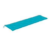 Coussin de banc turquoise 180x50x7 cm tissu vidaXL vidaXL