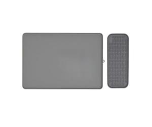 Coussin De Barre De Machine À Café, Pièces De Machine À Café | Tapis de bar for Machine à café, tapis de séchage de la vaisselle, dessous de verre, pièces de comptoir for cafetière(Grey)