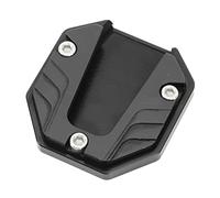 Coussin de Béquille Moto Prolongateur Support Latéral Stable Résistant à l'Usure Noir