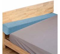 Coussin de cale en Lin 120 x 10 x 5 cm / 47 x 4 x 2 Pouces, pour combler l'espace Entre la tête de lit et Le Mur, Housse Amovible et Lavable, pour Lits Simples, Doubles et King Size.