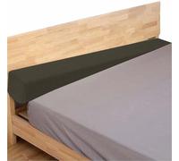 Coussin de cale en Lin 120 x 20 x 5 cm / 47 x 8 x 2 Pouces, pour combler l'espace Entre la tête de lit et Le Mur, Housse Amovible et Lavable, pour Lits Simples, Doubles et King Size.
