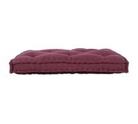 Coussin De Canapé En Palette Vidaxl Rouge En Tissu Rouge